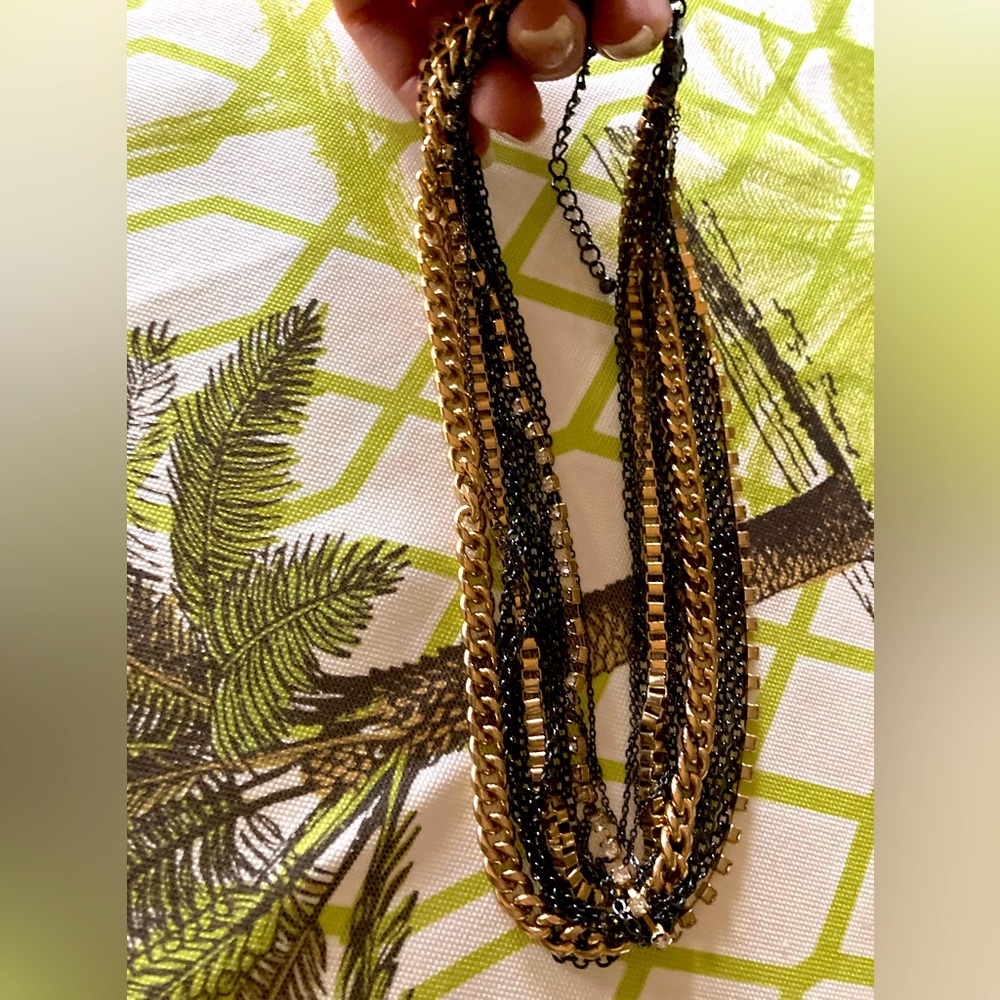 20 Chains Layering Attached Statement Necklace! - image 1